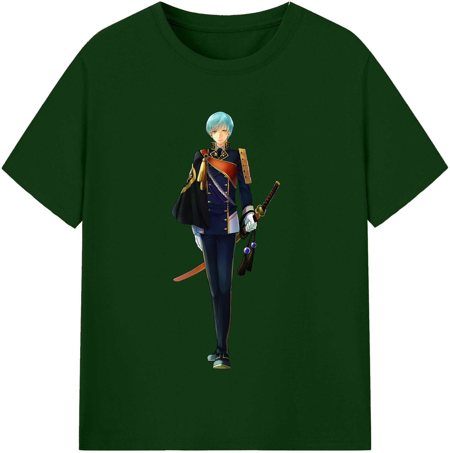 （画像用） 刀剣乱舞 Touken Ranbu 綿100％半袖Tシャツ（フロントプリント）